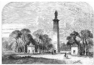 Dunston pillar with george iii statue